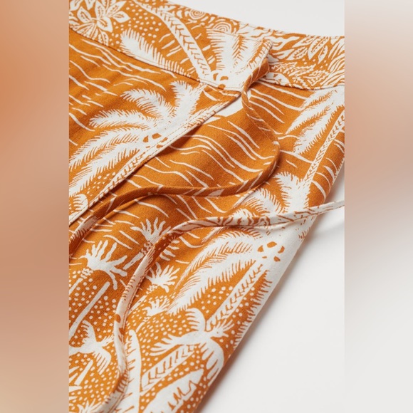 DESMOND & DEMPSEY x H&M. Calf-length wrap skirt - Picture 2 of 5